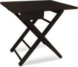 Colorwood Cosy Foldable Black Tea & Side Solid Wood Side Table