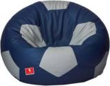 Comfy Bean Bags XXXL Soccerati Football Teardrop Bean Bag With Bean Filling