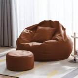 Comfybean 4XL UltraComfort Sofas With Cushion And Footrest Teardrop Bean Bag With Bean Filling