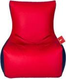 Comfybean Medium Clemenzo Chairs Red Indigo Bean Bag Chair With Bean Filling