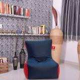 Comfybean XL Clemenzo Chairs Indigo Red Bean Bag Chair With Bean Filling