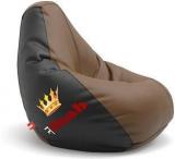 Comfybean XL Designer Bean Bag Filled With Beans Nawaab Teardrop Bean Bag With Bean Filling