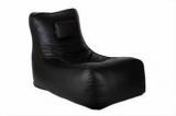 Comfybean XXXL Machaan Lounger Black Lounger Bean Bag With Bean Filling