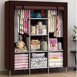 Continental 6+2 Shelves 3 Door 88132 PP Collapsible Wardrobe