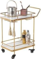 Corsica Designs Metal Bar Trolley