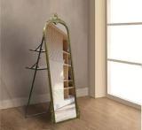 Corsica Designs Victorian Arched Hand Casted Full Length Mirror | Glam Gold Glass Dressing Table