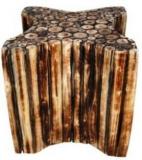 Craftonline Simple Wooden Stool Living & Bedroom Stool