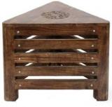 Craftonline Tringle Shape Wooden Stool Living & Bedroom Stool