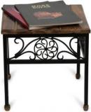 Craftonline Wood Iron Stool Living & Bedroom Stool