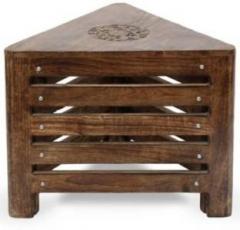 Craftonline wooden solid garden stool Living & Bedroom Stool