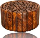 Craftsmind Antique Side Stool For Livingroom, Bedroom, Cafeteria | 30cmx15cm Solid Wood Side Table