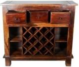 Craftvelly Solid Wood Open Bar Cabinet Solid Wood Bar Cabinet