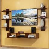 Craftyart Wall Mounted TV Stand For Home/TV Cabinet For Wall/Wall Set Top Box Shelf Stand Engineered Wood TV Entertainment Unit