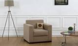 Crozzine Floor Touching 2 Single Seater Sofa Fabric 1 Seater Sofa