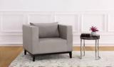 Crozzine Jacqueline Single Seater Sofa Fabric 1 Seater Sofa