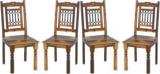 Custom Decor Solid Sheesham Wood Solid Wood Dining Chair