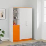 Cutekitchen CK BW 677 Orange Krishna Engineered Wood Cupboard