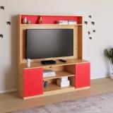 Cutekitchen CK ET 982 Red Chataka Engineered Wood TV Entertainment Unit