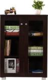 Deckup Awana Dark Wenge Engineered Wood Close Book Shelf