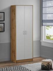 Deckup Giona Wotan Oak & White Engineered Wood Close Book Shelf