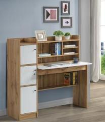 Deckup Versa Wotan Oak & White Engineered Wood Office Table