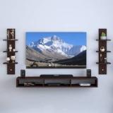 Deco India Beautiful & Stylish Home Decor Wooden Wall Mounted TV Unit, TV Cabinet For Wall Engineered Wood TV Entertainment Unit