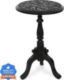 Decorhand Wooden Handcrafted Carved Solid Folding Table Solid Wood Side Table