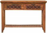 Decorvatsa Premium Quality Sheesham Wood Solid Wood Console Table