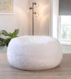 Deeku Art XXXL bean bag with beans filling, Premium Faux Fur Bean bag for kids and adults Teardrop Bean Bag With Bean Filling