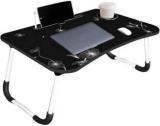 Deidad A one for black flower portable_laptop_table Solid Wood Study Table