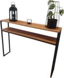 Dekorwish Metal Base Console Table Metal Console Table