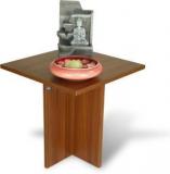 Delite Kom Lily Corner Table Engineered Wood Side Table