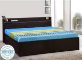 Delite Kom Plum Engineered Wood Queen Box Bed