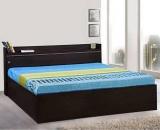 Delite Kom Plum Engineered Wood Queen Hydraulic Bed