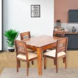 Deuba Sheesham Solid Wood 4 Seater Dining Set