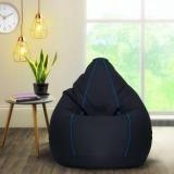 Devogue XXL Premium Leatherette Teardrop Bean Bag With Bean Filling