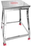 Dhiaan STAINLESS STEEL STOOL 18 INCH Kitchen Stool