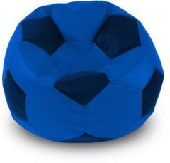 Dolphin Bean Bags XXL DOLPHIN XXL FOOTBALL BEAN BAG N.BLUE/BLUE With Fillers/Beans Bean Bag With Bean Filling