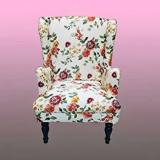 Douceur Fully Upholstery One Seater Luxury/Relax Chair For Living Room / Hotel . Fabric 1 Seater Sofa