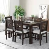 Douceur Furnitures Solid Wood Sheesham Wood 6 Seater Dining Set For Dining Room / Restaurant. Solid Wood 6 Seater Dining Set