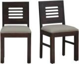 Drylc Furniture Premium Quality Solid Wood Set Of Eight Dining Chairs Cushion : Grey Solid Wood Dining Chair