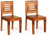 Drylc Furniture Solid Wood Sheesham Wood 2 Dining Chairs For Dining Room, Restaurant Solid Wood Dining Chair