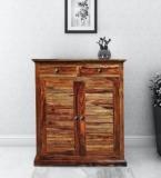 Drylc Furniture Solid Wood Sheesham Wood Free Standing Cabinet With Storage Dor Living Room Solid Wood Free Standing Cabinet