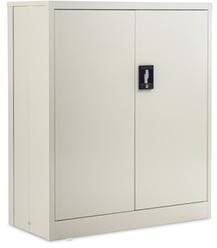 Durian Alden Low Height Storage Unit In Grey Colour