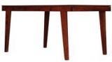 Durian Andaman Six Seater Dining Table In Rosewood Finish