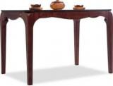 Durian Arabian/A Solid Wood 4 Seater Dining Table