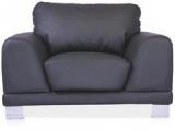 Durian Atlanta One Seater Sofa In Jet Black Colour