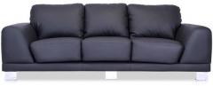 Durian Atlanta Three Seater Sofa in Jet Black Colour