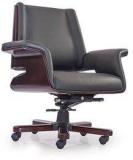 Durian August Medium Back Chair In Black Colour