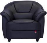 Durian Berry Engineered Single Seater Sofa In Matt Black Colour